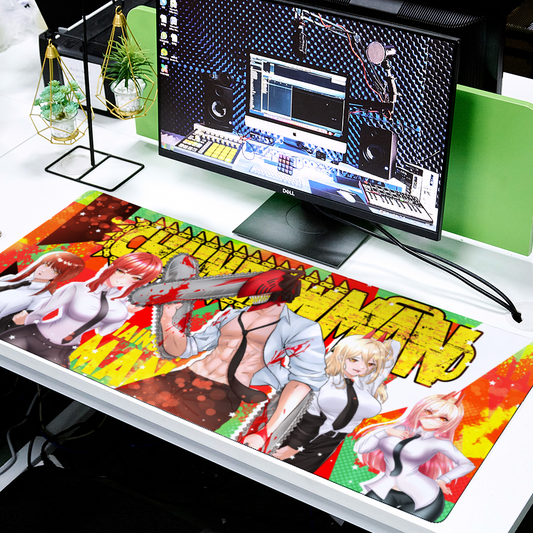 Chainsaw Man Desk Mat 16" x 35"