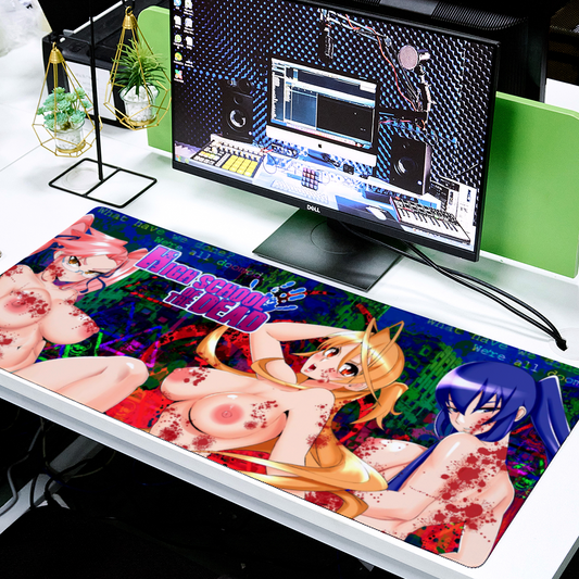 HSOTD Waifu NSFW Desk Mat 16" x 35"