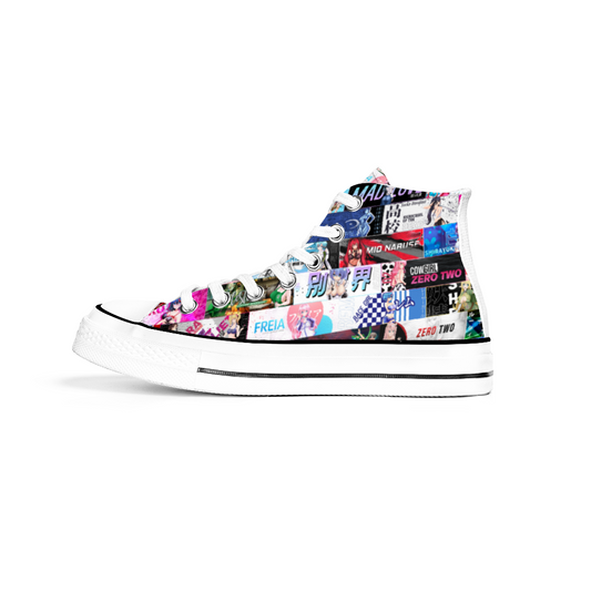 Weeb Slap High Top Canvas Shoes