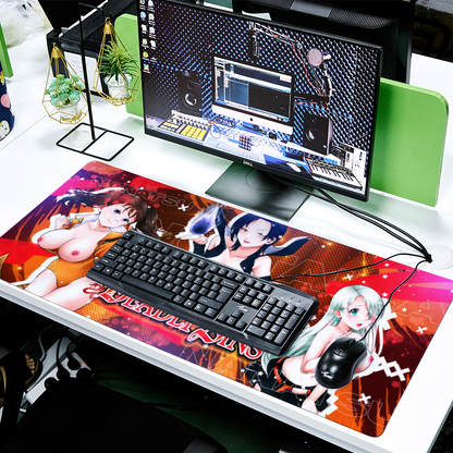 Seven Deadly Sins Desk Mat NSFW 16"x35"