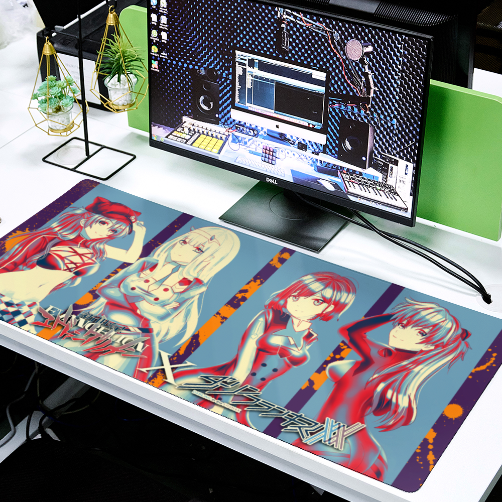 Darling in the FranXX Evangelion Desk Mat 16"x35"