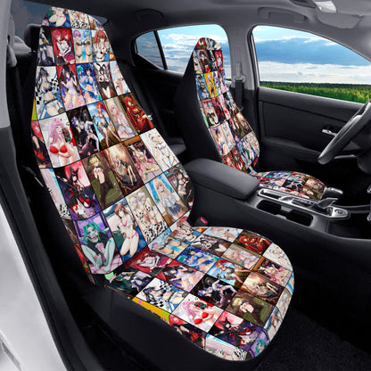 Waifu Print Car Seat Covers