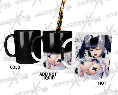 Ahegao Hestia Color Changing Mugs