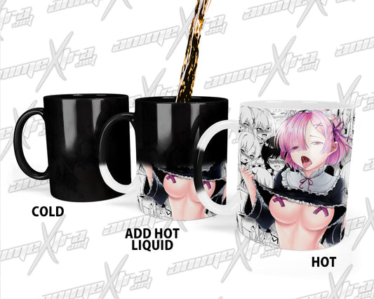 Ahegao Ram Color Changing Mugs