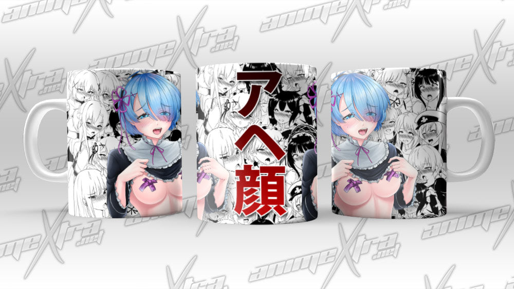 Ahegao Rem Color Changing Mugs