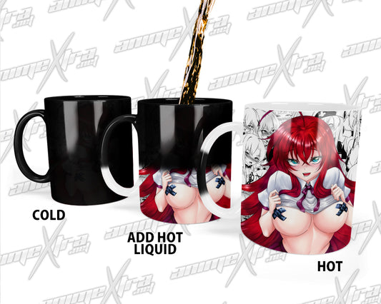 Ahegao Rias Color Changing Mugs