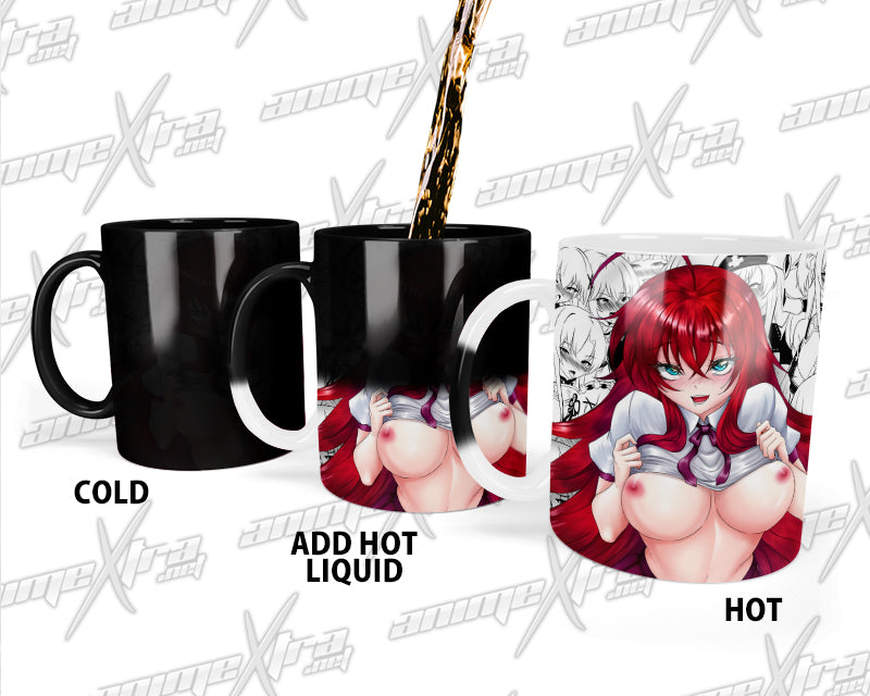 Ahegao Rias Color Changing Mugs