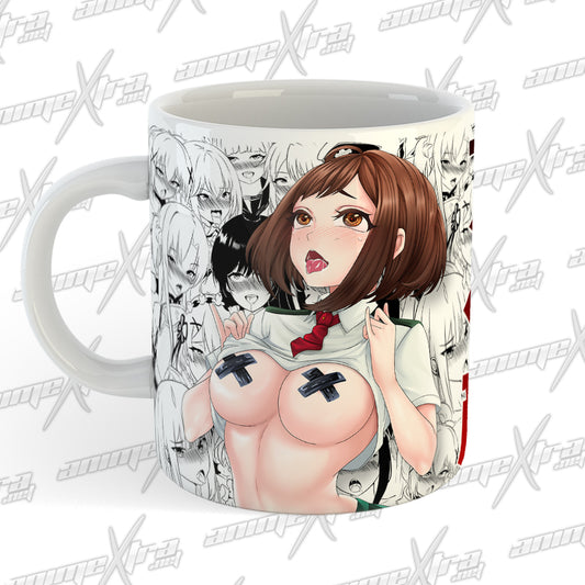 Ahegao Uraraka Coffee Mugs