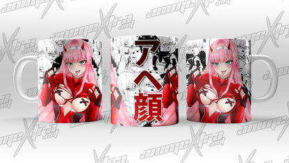 Ahegao Zero Two Color Changing Mugs