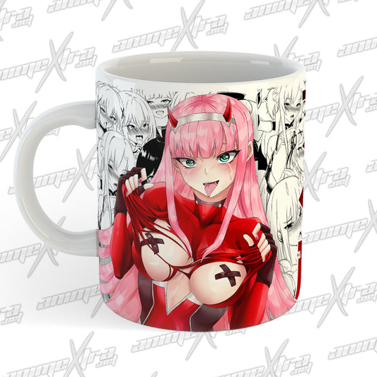 Ahegao Zero Two Coffee Mugs