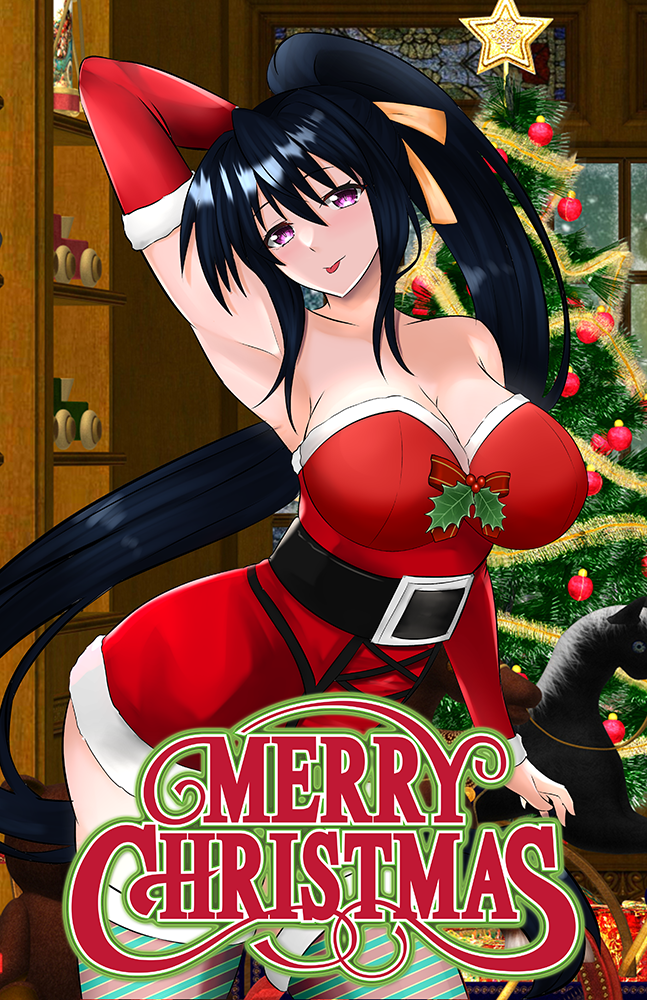 Akeno Santa Poster