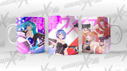 Armed Waifus v2 Color Changing Mugs