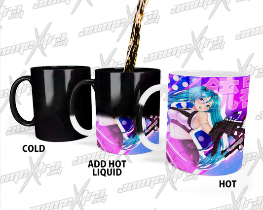 Armed Waifus v2 Color Changing Mugs