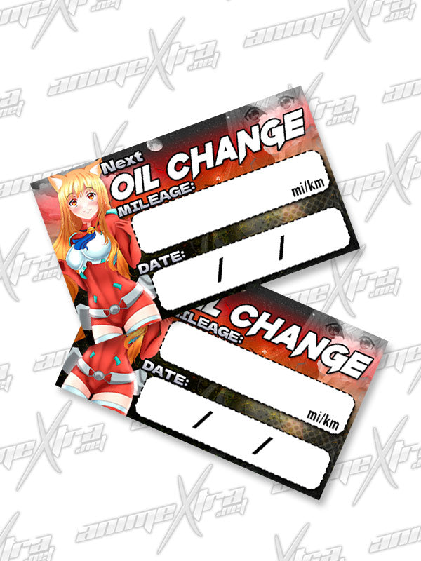 Eris Oil Change Sticker