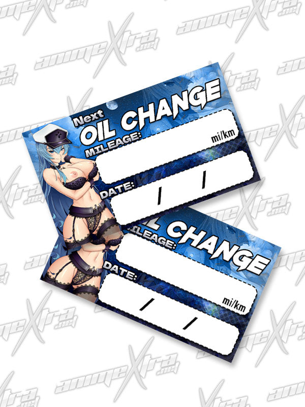 Esdeath Oil Change Sticker