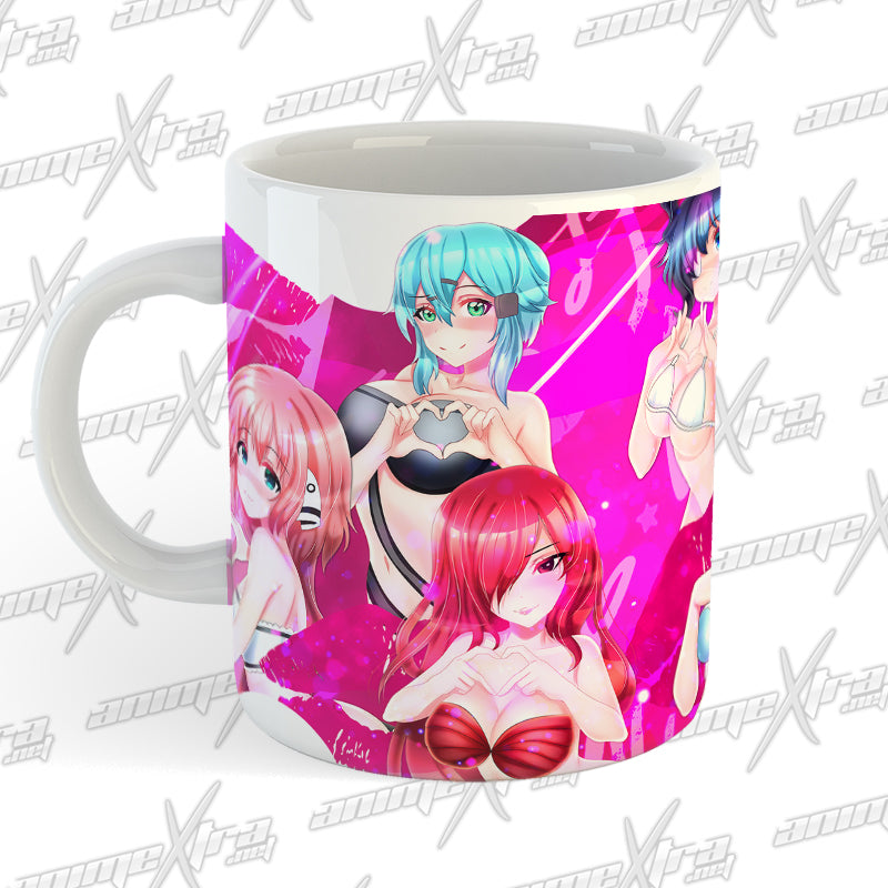 Heart Waifus Coffee Mugs