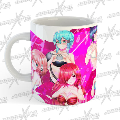 Heart Waifus Coffee Mugs