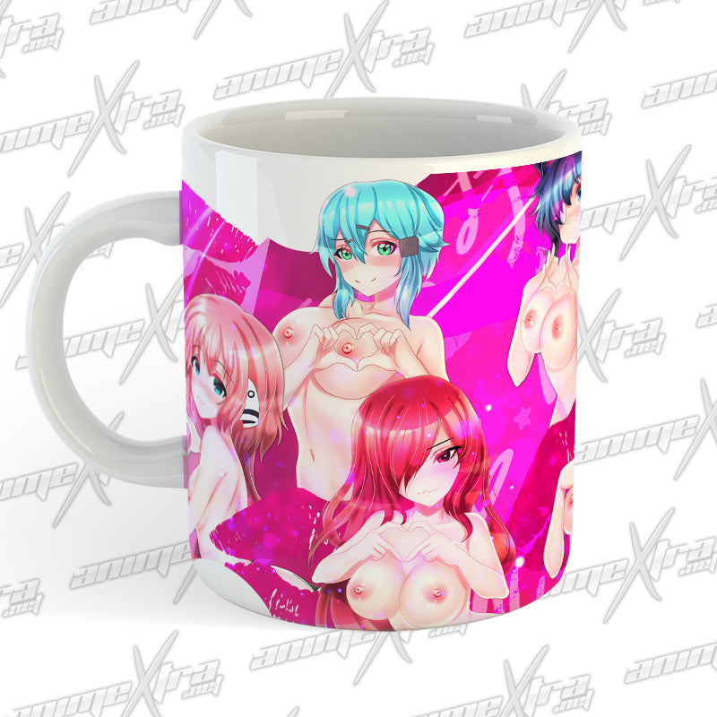 Heart Waifus Coffee Mugs