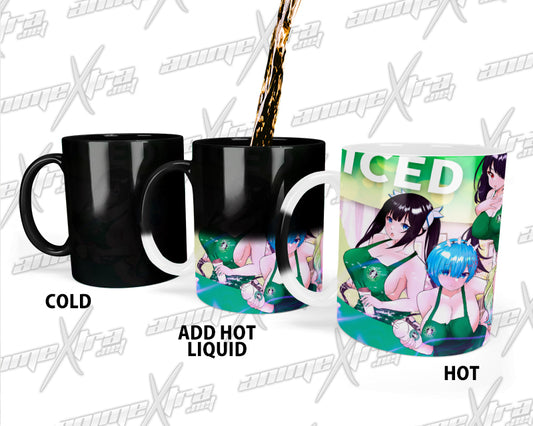 Iced Latted Waifus Color Changing Mugs