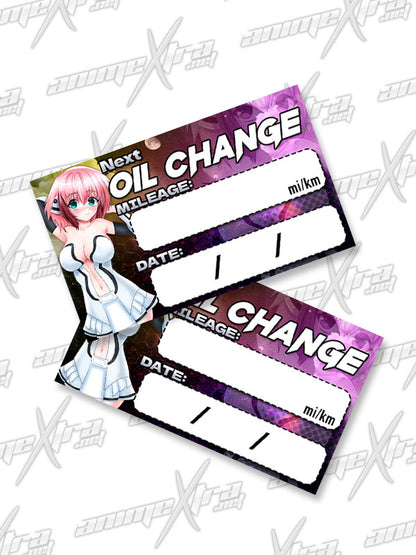 Ikaros Oil Change Sticker