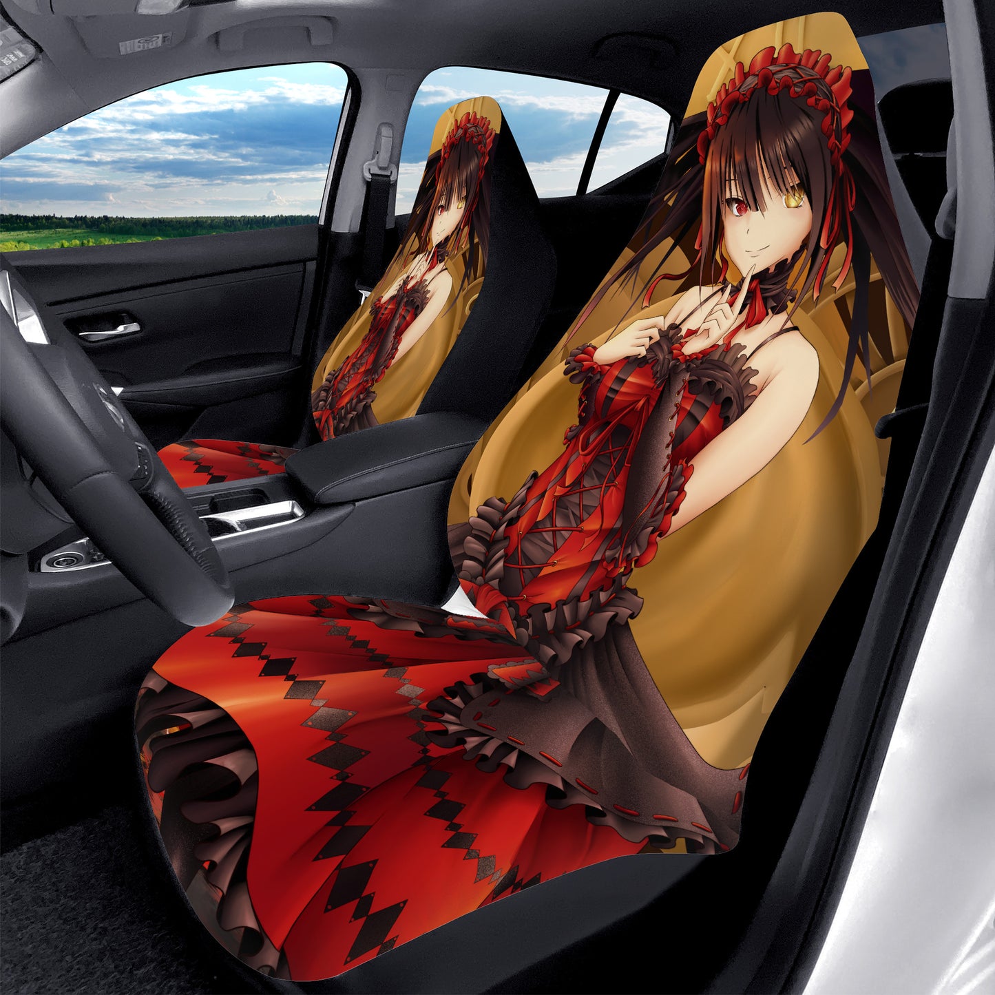 Kurumi Clock Car Seat Covers