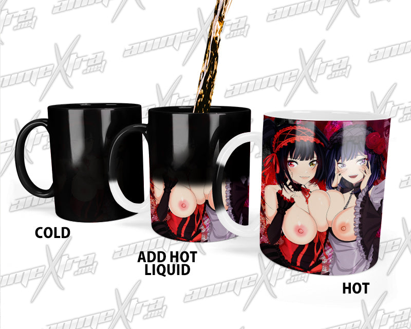 Kurumi and Shizukutan Color Changing Mugs