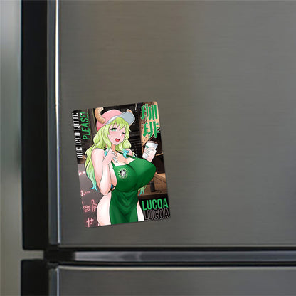 Lucoa Latte Magnets