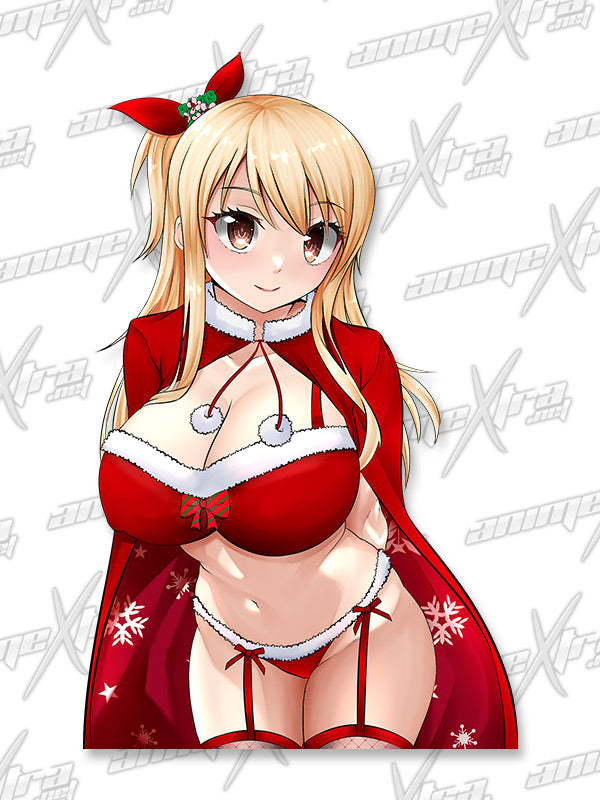 Lucy Fairy Tail Xmas Kiss Cuts