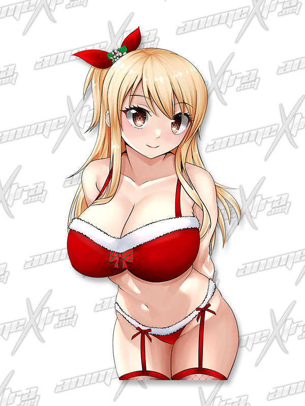 Lucy Fairy Tail Xmas Kiss Cuts