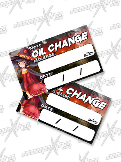 Megumin Oil Change Sticker