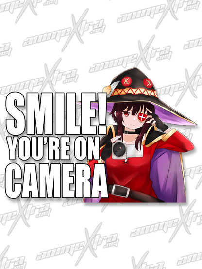 Megumin Smile You're On Camera Kiss Cuts