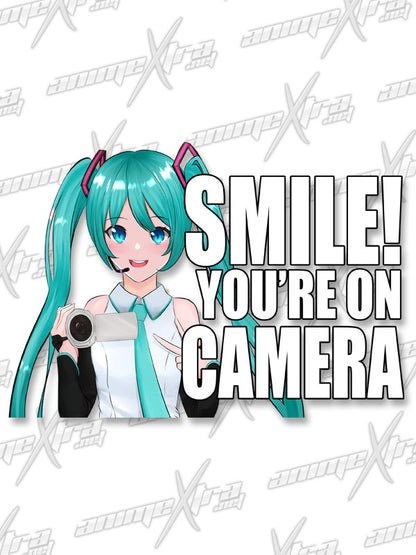 Hatsune Miku Smile You're On Camera Kiss Cuts