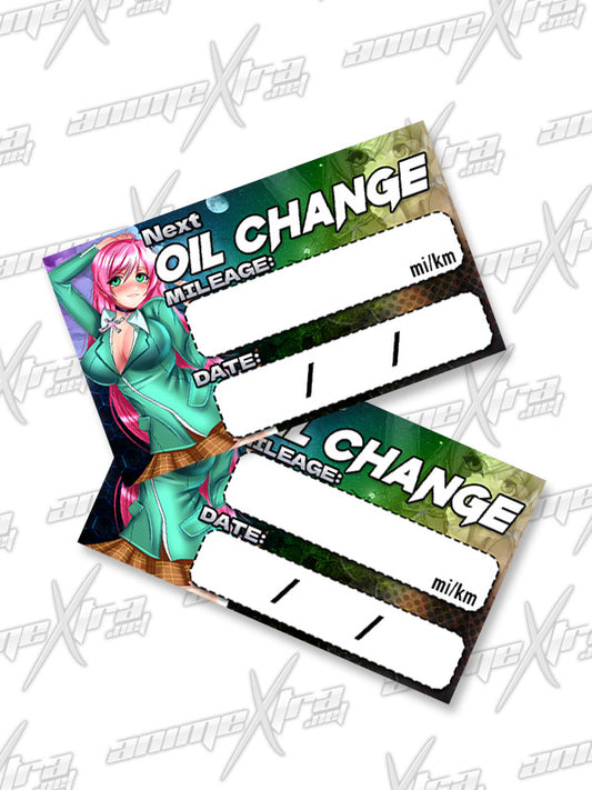 Moka Oil Change Sticker