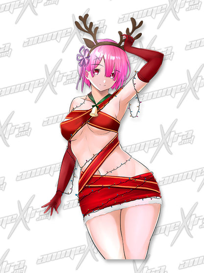 Ram Christmas Kiss Cuts