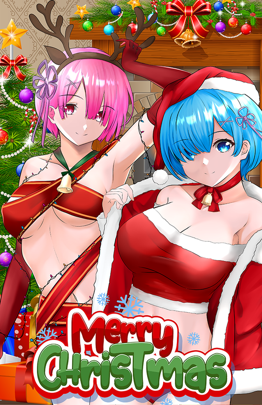 Rem Ram Xmas Poster