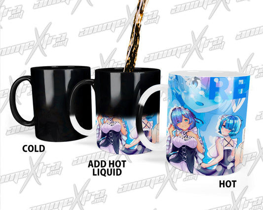 Rem Ram Color Changing Mugs