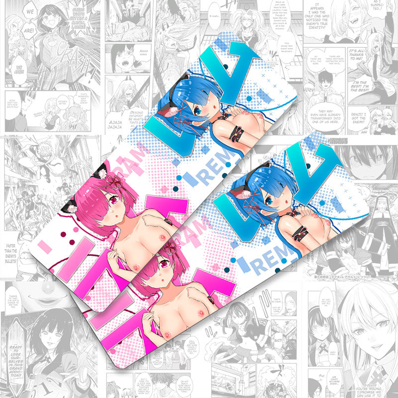 Rem Ram Neko Bookmarks