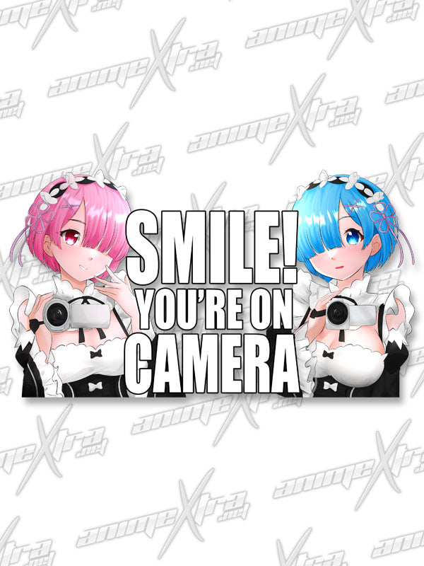 Rem Ram Smile You're On Camera Kiss Cuts