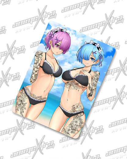 Rem Ram Tattoo Magnets