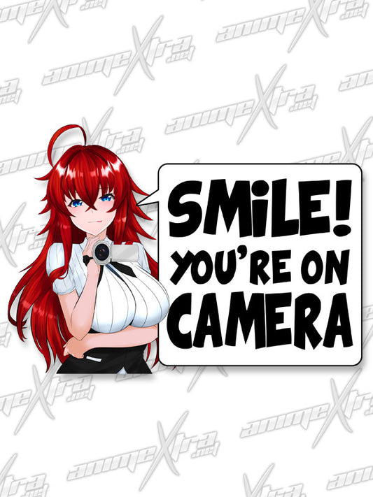Rias Smile You're On Camera Kiss Cuts
