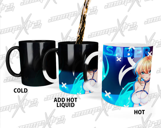 Rin Saber Color Changing Mugs