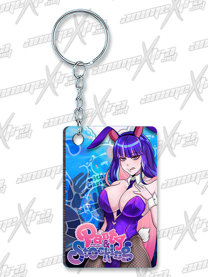 Stocking Bunnygirl Keychain