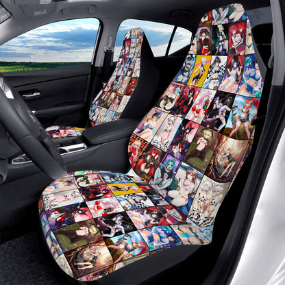 Waifu Print Car Seat Covers