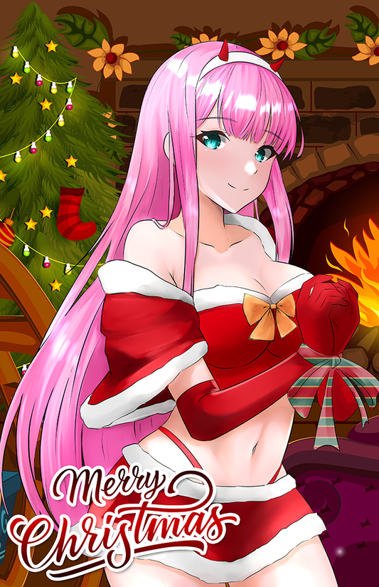 Zero Two Santa Poster