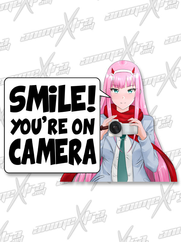 Zero Two Winter Smile You're On Camera Kiss Cuts – AnimeXtra