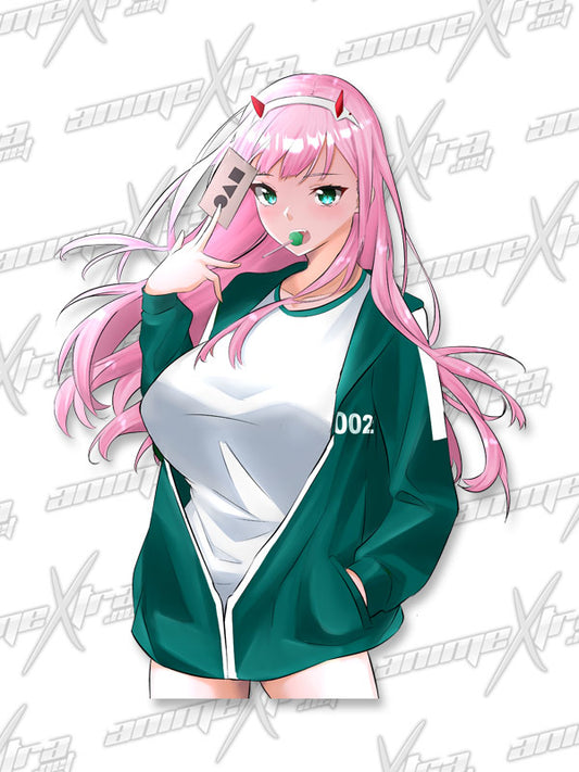 Zero Two Track Suit Kiss Cuts