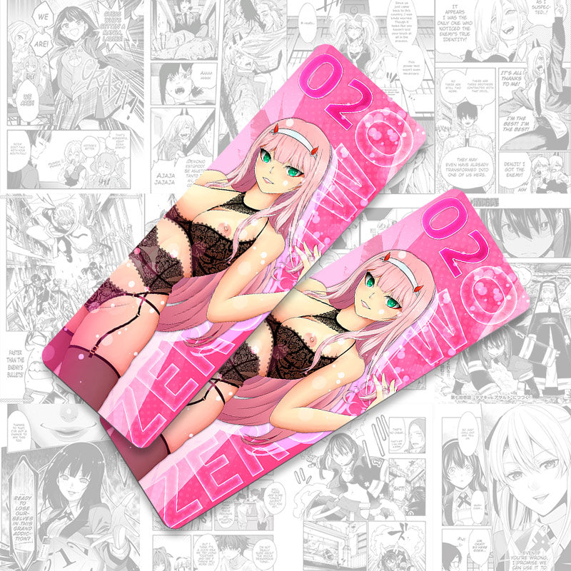 Zero Two Uniform Tattoo Bookmarks