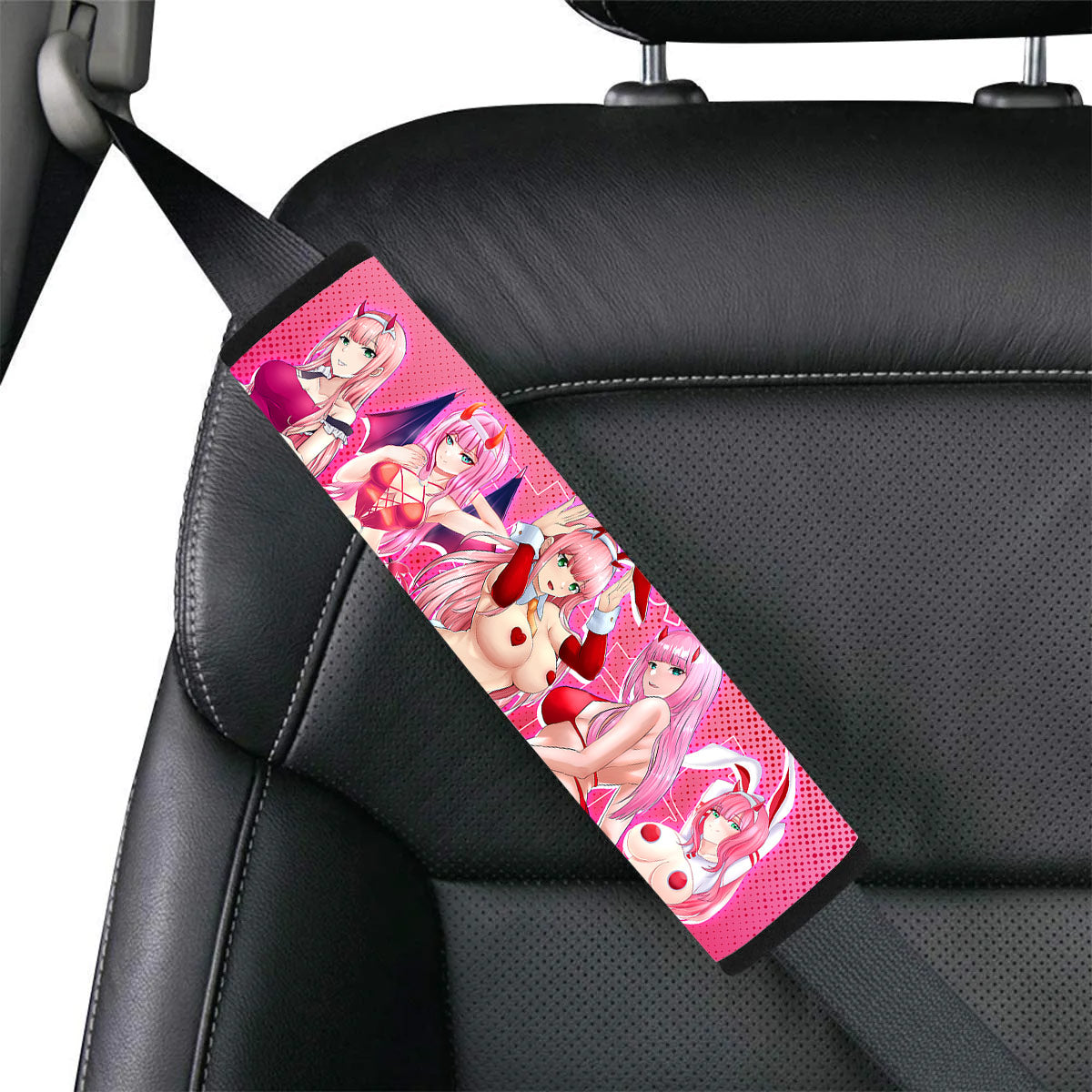 Zero Two Waifu Seat Belt Covers